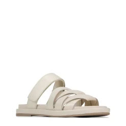 New EOS Footwear ORIANA LEATHER SLIDE SANDALS