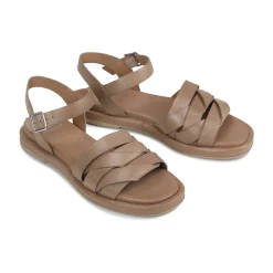 Cheap EOS Footwear ORIGAMI LEATHER SLIDE SANDALS