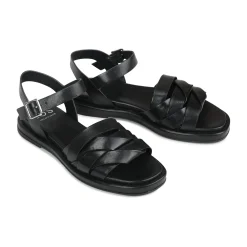 Cheap EOS Footwear ORIGAMI LEATHER SLIDE SANDALS