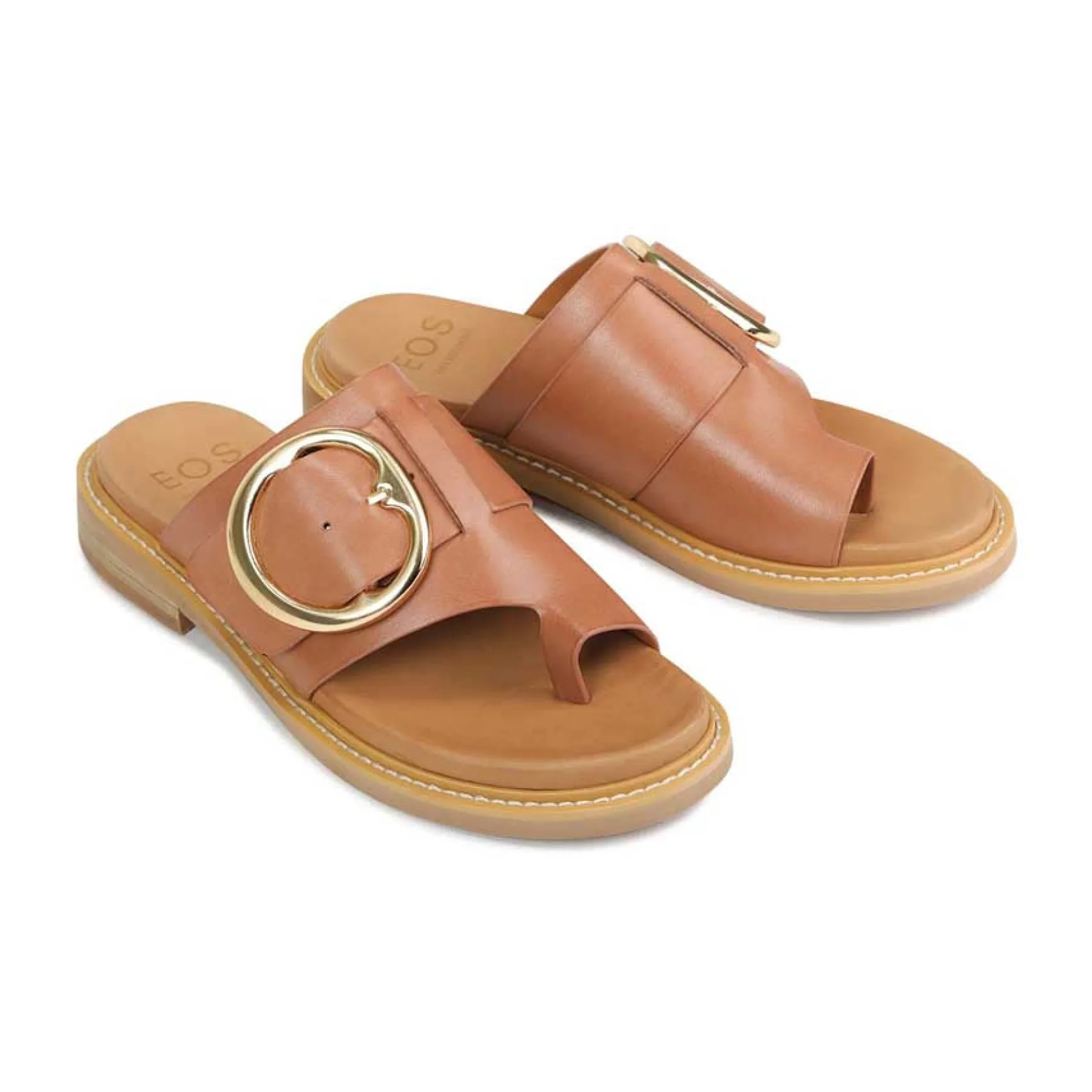 Best Sale EOS Footwear ORN LEATHER SLIDE SANDALS