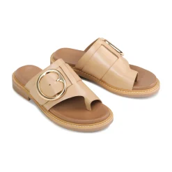Best Sale EOS Footwear ORN LEATHER SLIDE SANDALS