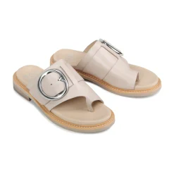 Best Sale EOS Footwear ORN LEATHER SLIDE SANDALS