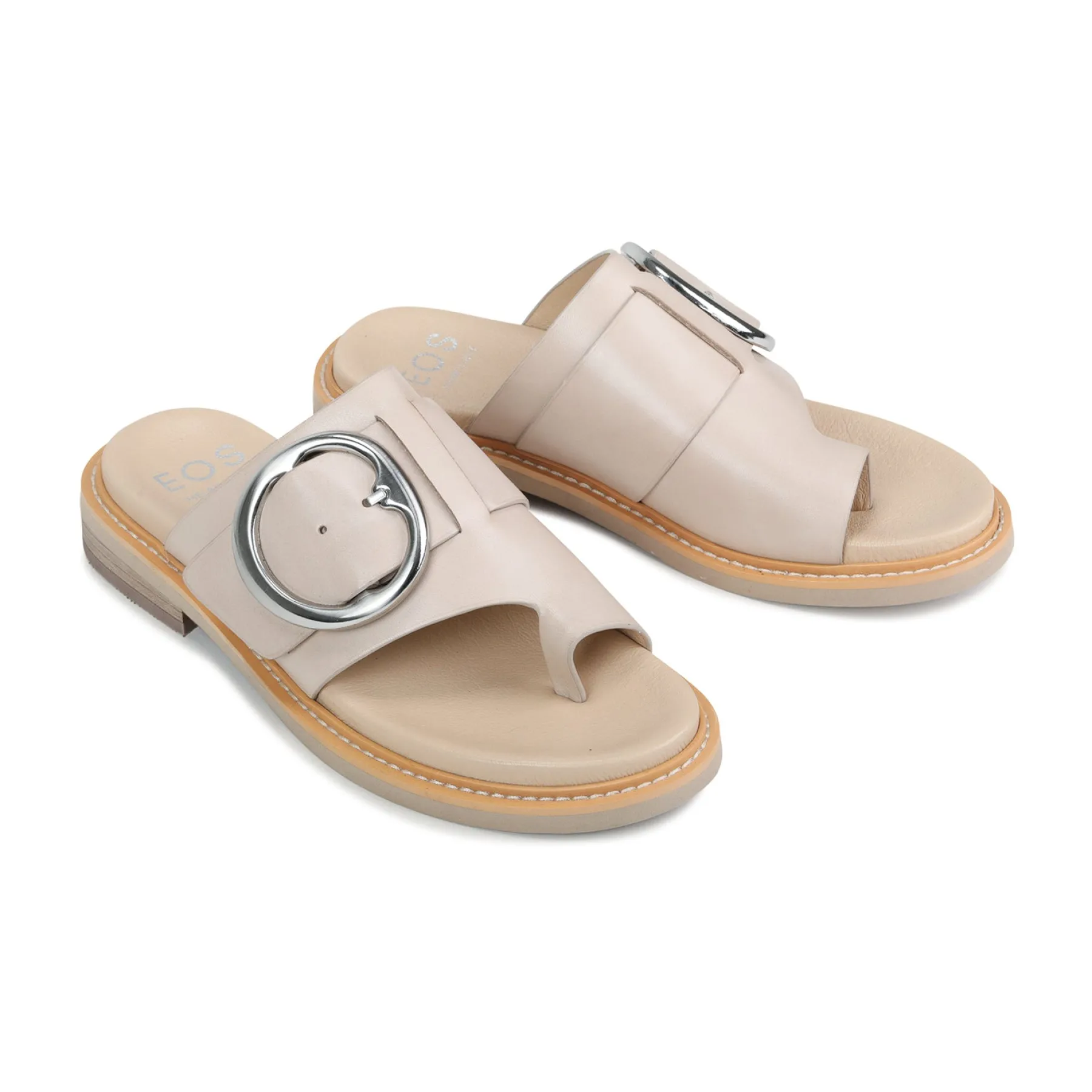 Best Sale EOS Footwear ORN LEATHER SLIDE SANDALS