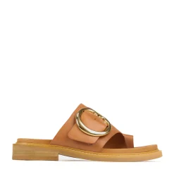 Best Sale EOS Footwear ORN LEATHER SLIDE SANDALS