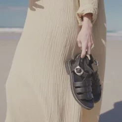 Clearance EOS Footwear ORNAMENT LEATHER SANDALS