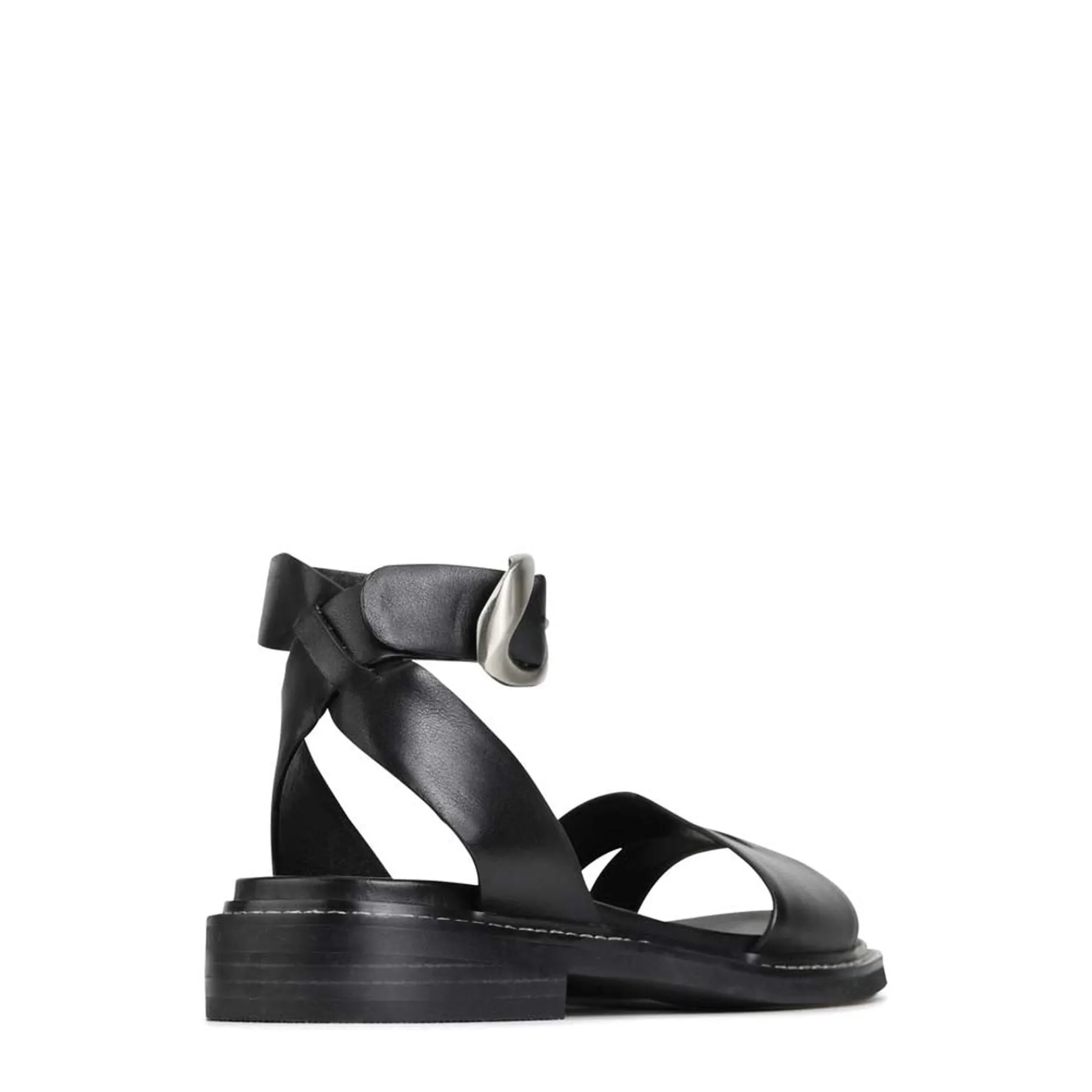 Fashion EOS Footwear ORNAMENTAL ANKLE STRAP SANDALS LEATHER
