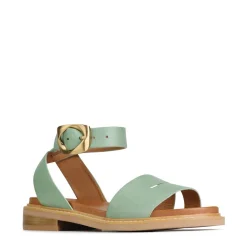 Fashion EOS Footwear ORNAMENTAL ANKLE STRAP SANDALS LEATHER