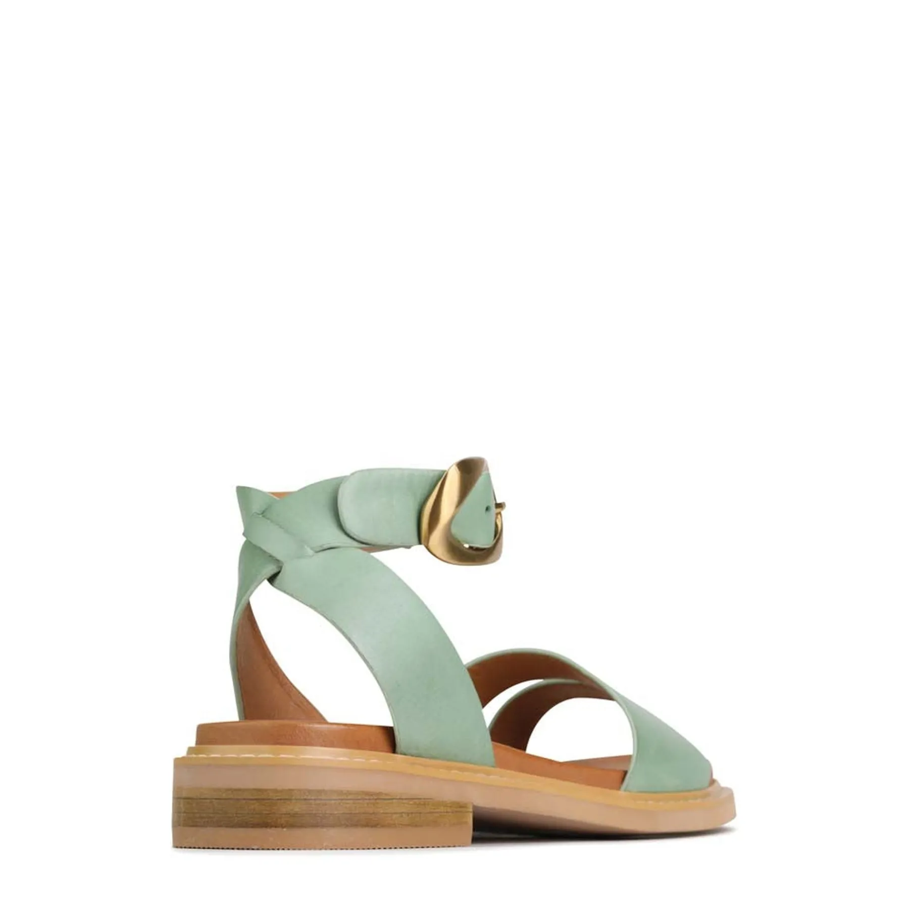 Fashion EOS Footwear ORNAMENTAL ANKLE STRAP SANDALS LEATHER