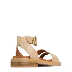 Fashion EOS Footwear ORNAMENTAL ANKLE STRAP SANDALS LEATHER