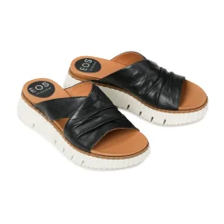 Best Sale EOS Footwear PELA LEATHER SLIDE SANDALS