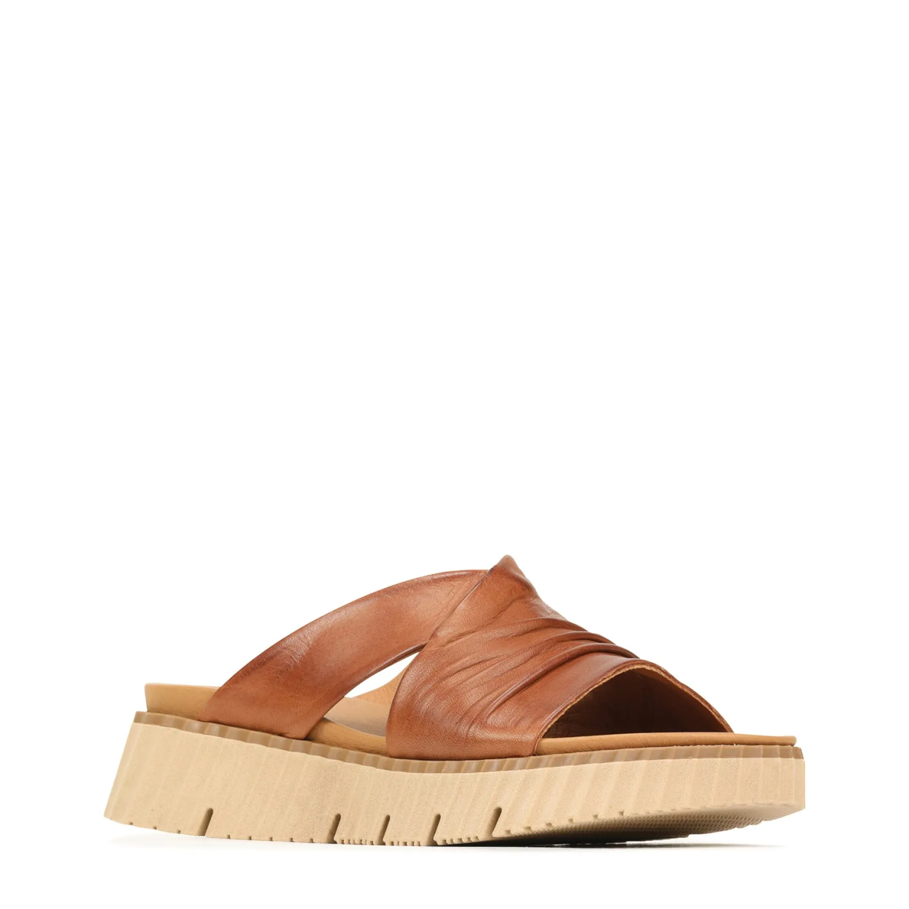 Best Sale EOS Footwear PELA LEATHER SLIDE SANDALS