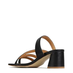 Best EOS Footwear PERRI SLIP-ON HEEL SANDALS LEATHER