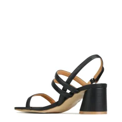 Discount EOS Footwear PETELLA LEATHER BLOCK HEEL SANDALS