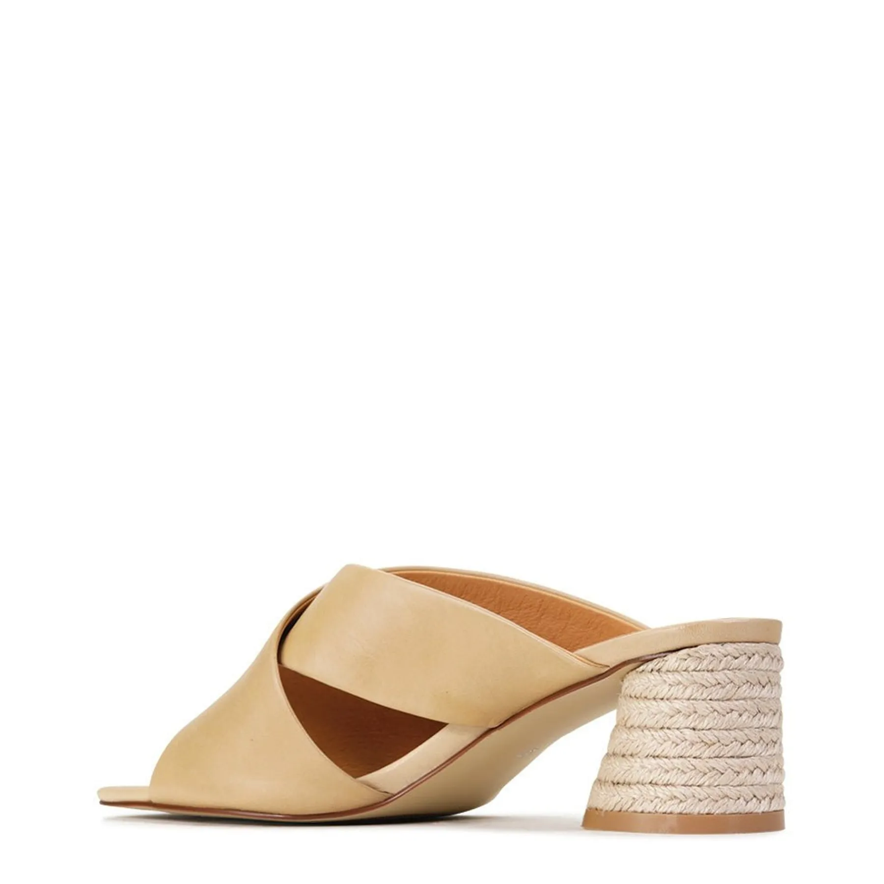 Online EOS Footwear PETORA LEATHER SLIDE HEELED SANDAL