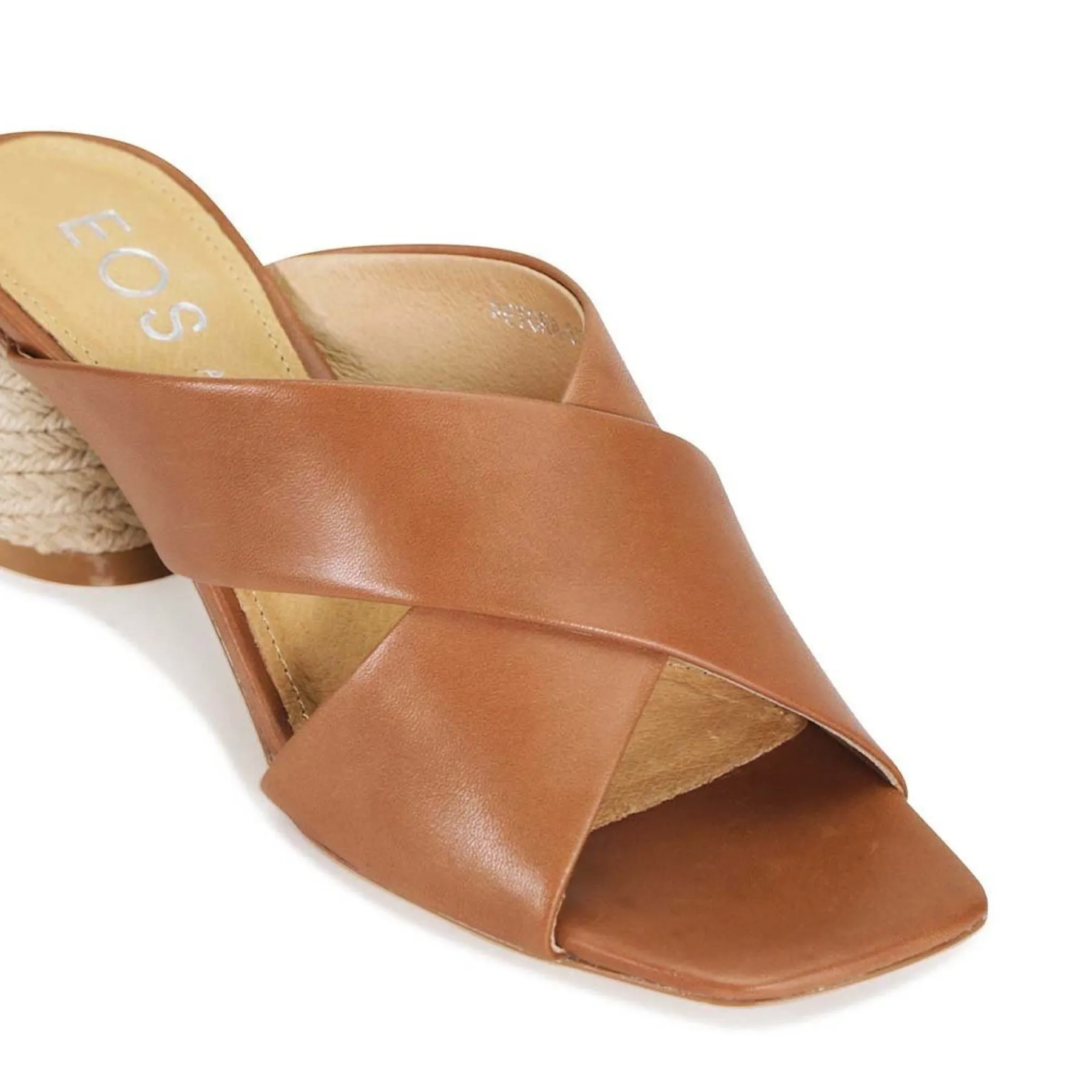 Online EOS Footwear PETORA LEATHER SLIDE HEELED SANDAL