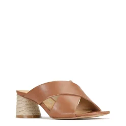 Online EOS Footwear PETORA LEATHER SLIDE HEELED SANDAL