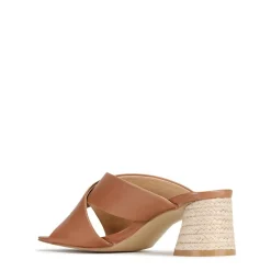 Online EOS Footwear PETORA LEATHER SLIDE HEELED SANDAL