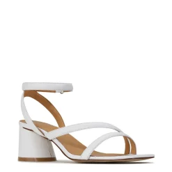 New EOS Footwear PETRICIA LEATHER BLOCK HEEL SANDALS