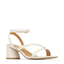 New EOS Footwear PETRICIA LEATHER BLOCK HEEL SANDALS