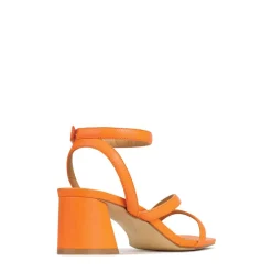 New EOS Footwear PETRICIA LEATHER BLOCK HEEL SANDALS