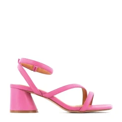 New EOS Footwear PETRICIA LEATHER BLOCK HEEL SANDALS