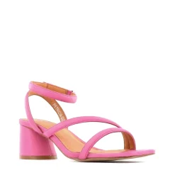New EOS Footwear PETRICIA LEATHER BLOCK HEEL SANDALS
