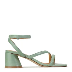 New EOS Footwear PETRICIA LEATHER BLOCK HEEL SANDALS