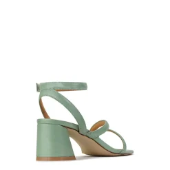 New EOS Footwear PETRICIA LEATHER BLOCK HEEL SANDALS