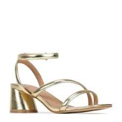New EOS Footwear PETRICIA LEATHER BLOCK HEEL SANDALS