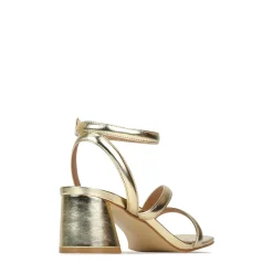 New EOS Footwear PETRICIA LEATHER BLOCK HEEL SANDALS