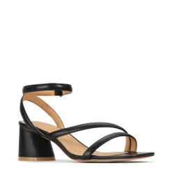 New EOS Footwear PETRICIA LEATHER BLOCK HEEL SANDALS