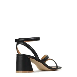 New EOS Footwear PETRICIA LEATHER BLOCK HEEL SANDALS