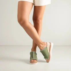 Discount EOS Footwear PRIMA WEDGES SANDALS LEATHER