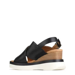 Clearance EOS Footwear SASILLE WEDGE SANDALS LEATHER
