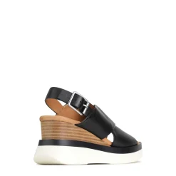 Clearance EOS Footwear SASILLE WEDGE SANDALS LEATHER