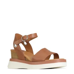 Hot EOS Footwear SASKIA STRAP WEDGE SANDALS LEATHER
