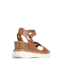 Hot EOS Footwear SASKIA STRAP WEDGE SANDALS LEATHER