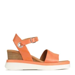 Hot EOS Footwear SASKIA STRAP WEDGE SANDALS LEATHER