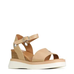 Hot EOS Footwear SASKIA STRAP WEDGE SANDALS LEATHER