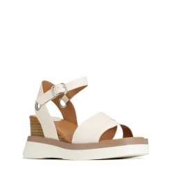 Hot EOS Footwear SASKIA STRAP WEDGE SANDALS LEATHER