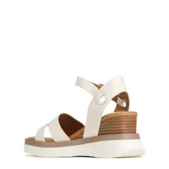 Hot EOS Footwear SASKIA STRAP WEDGE SANDALS LEATHER
