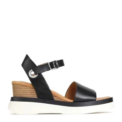 Hot EOS Footwear SASKIA STRAP WEDGE SANDALS LEATHER