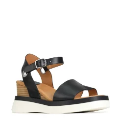 Hot EOS Footwear SASKIA STRAP WEDGE SANDALS LEATHER