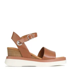 Hot EOS Footwear SASKIA STRAP WEDGE SANDALS LEATHER