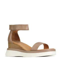 Shop EOS Footwear SASKINA WEDGE SANDALS LEATHER