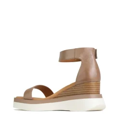 Shop EOS Footwear SASKINA WEDGE SANDALS LEATHER