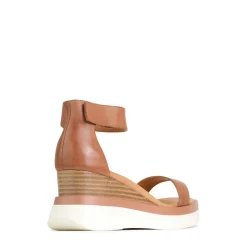 Shop EOS Footwear SASKINA WEDGE SANDALS LEATHER