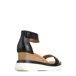 Shop EOS Footwear SASKINA WEDGE SANDALS LEATHER