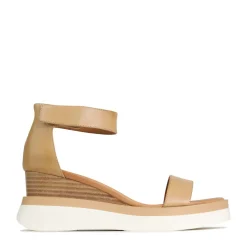 Shop EOS Footwear SASKINA WEDGE SANDALS LEATHER