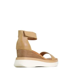 Shop EOS Footwear SASKINA WEDGE SANDALS LEATHER